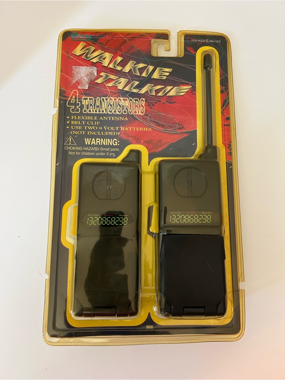 RARE HTF Excite 2-Pack Walkie Talkie 4 Transistors